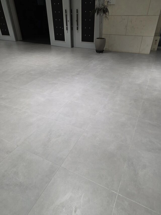 평택 다용도실 벽면 타일크랙보수 시공 완료 모습